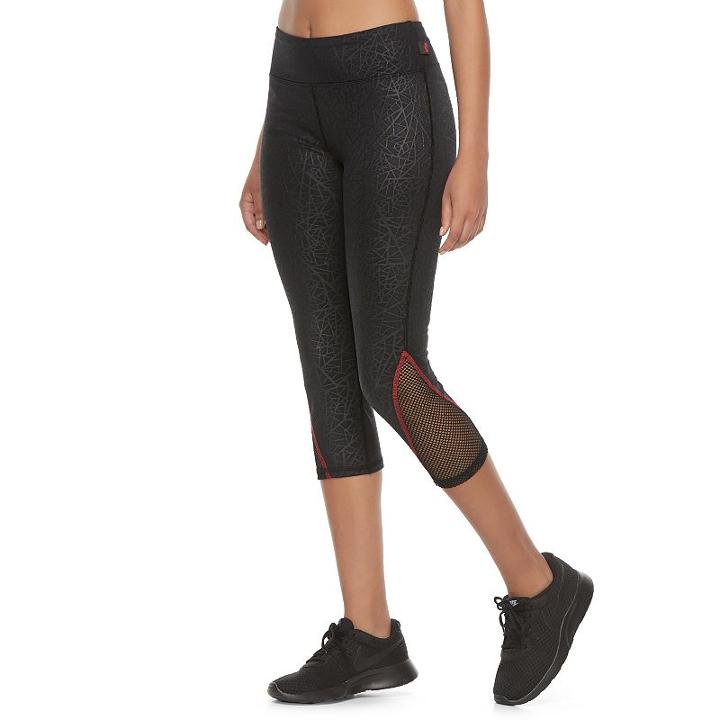 Juniors' Her Universe Spider-man Print Capri Leggings By Marvel, Girl's, Size: Medium, Black