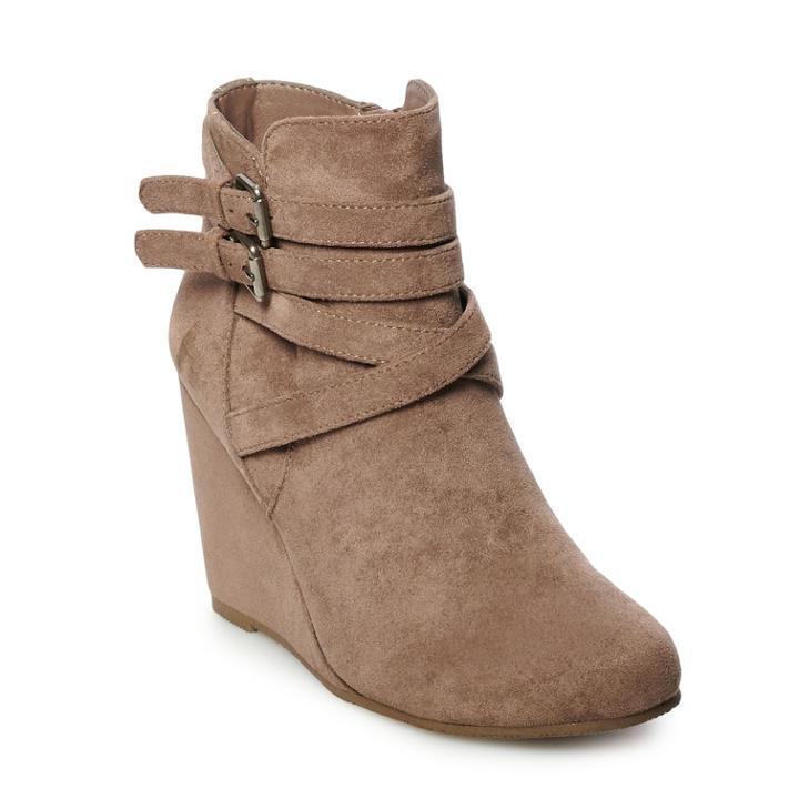 Madden Nyc Viceroy Women's Ankle Boots, Size: 9.5 Wide, Lt Beige