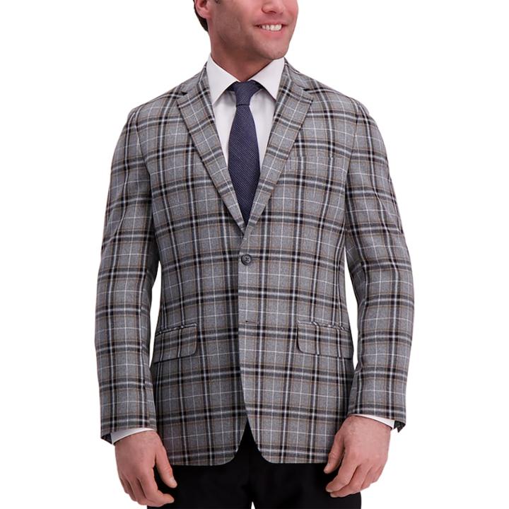 Men's Haggar Tailored-fit Sport Coat, Size: 40 - Regular, Oxford