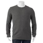 Big & Tall Sonoma Goods For Life&trade; Classic-fit Thermal Crewneck Tee, Men's, Size: 2xb, Dark Grey