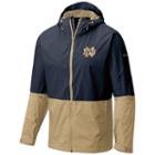 Men's Columbia Notre Dame Fighting Irish Roan Mountain Jacket, Size: Xl, Med Blue