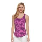 Women's Sonoma Goods For Life&trade; Ribbed Scoopneck Tank, Size: Xl, Med Purple