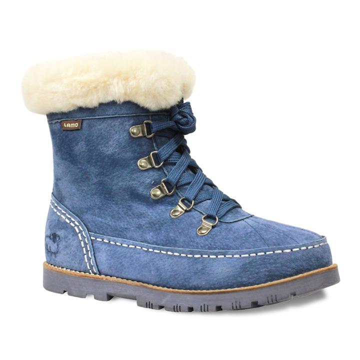 Lamo Women's Taylor Winter Boots, Size: 8, Blue (navy)