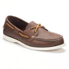 Columbia Perfect Cast Men's Rain & Stain Resistant Boat Shoes, Size: 8, Dark Brown