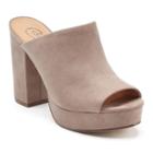 Candie's&reg; Admire Women's Platform Mules, Teens, Size: Medium (10), Med Grey