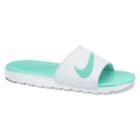 Nike Benassi Women's Solarsoft Slide Sandals, Size: 8, White