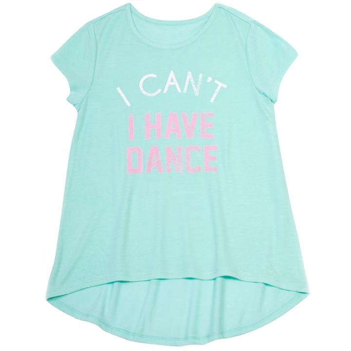 Girls 7-16 & Plus Size Harper & Elliott High-low Graphic Tee, Size: Xl Plus, Lt Green