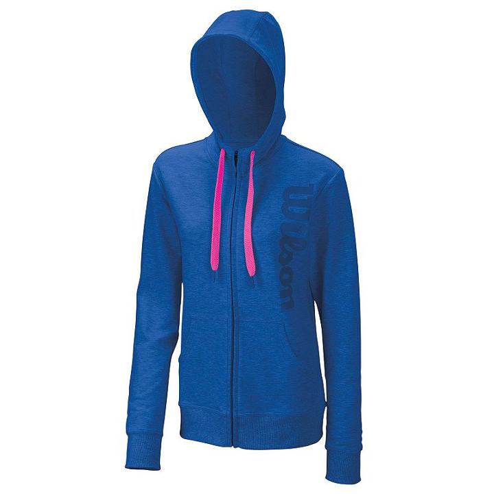 Women's Wilson Full-zip French Terry Hoodie, Size: Xs, Blue