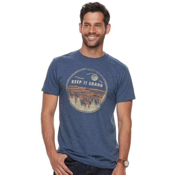 Men's Sonoma Goods For Life&trade; Outdoor Graphic Tee, Size: Xxl, Blue (navy)
