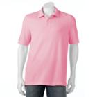 Men's Croft & Barrow&reg; True Comfort Classic-fit Pique Performance Polo, Size: Medium, Med Pink