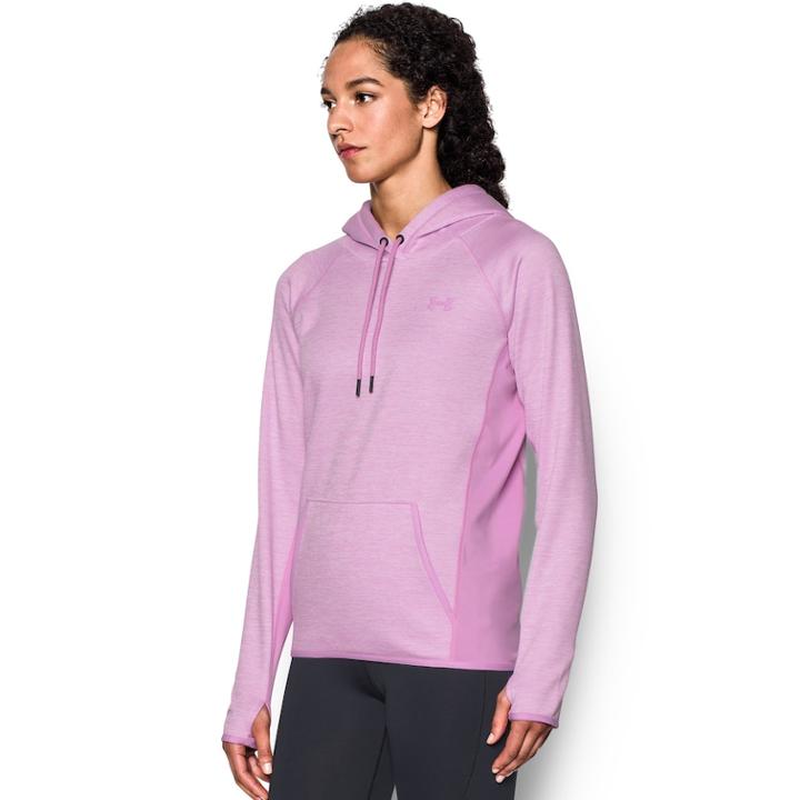 Women's Under Armour Fleece Hoodie, Size: Small, Beige Over