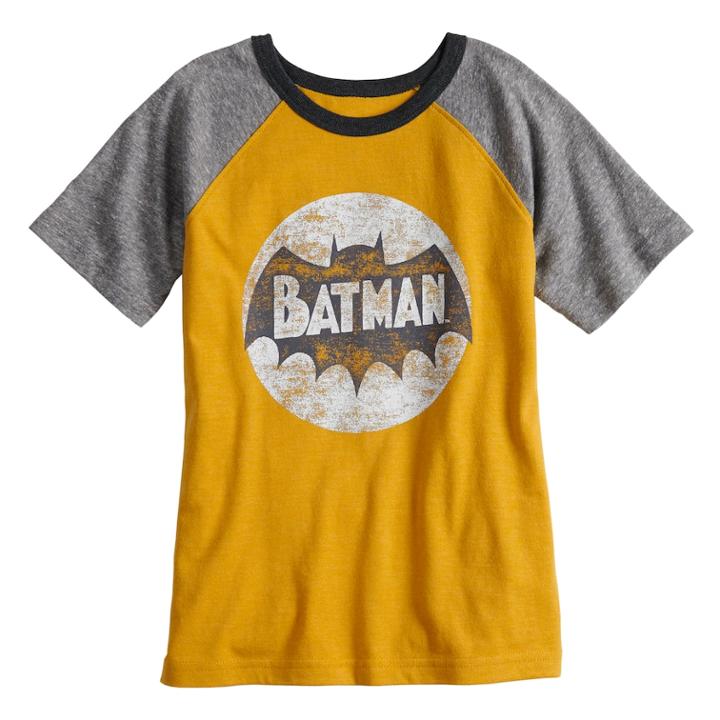 Boys 4-10 Jumping Beans&reg; Distressed Batman Graphic Tee, Size: 10, Yellow
