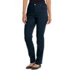 Petite Gloria Vanderbilt Amanda 2.0 Slim Jeans, Women's, Size: 8 Petite, Dark Blue