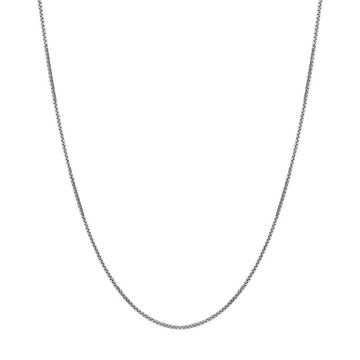Everlasting Gold 14k White Gold Box Chain Necklace - 18-in, Women's, Size: 18