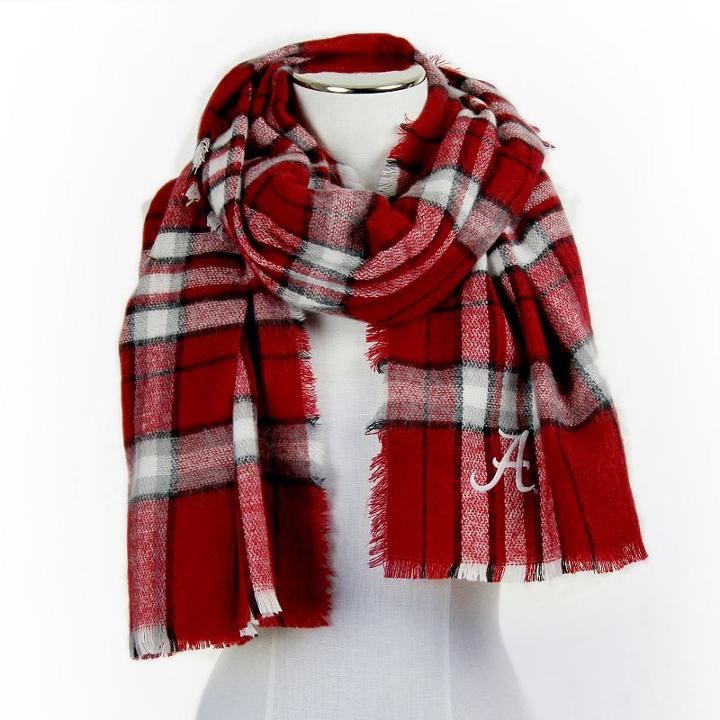 Women's Zoozatz Alabama Crimson Tide Blanket Scarf, Multicolor