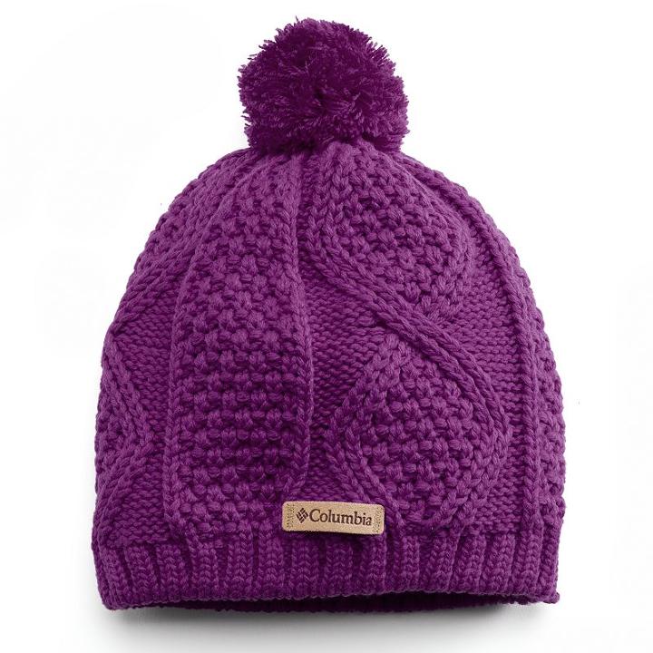 Women's Columbia Snow Daze Beanie, Purple Oth