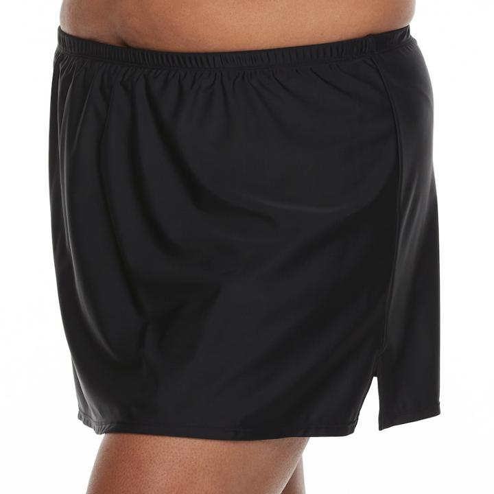 Plus Size Croft & Barrow&reg; High Rise Skirtini Bottoms, Women's, Size: 20 W, Black