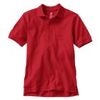 Boys 8-20 Chaps Solid Pique School Uniform Polo, Boy's, Size: 10-12, Red Other