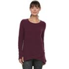 Women's Tek Gear&reg; Cross Over Hem Tunic, Size: Large, Drk Purple