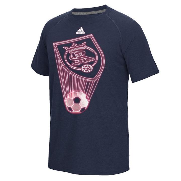 Men's Adidas Real Salt Lake Glow Explode Ultimate Tee, Size: Xxl, Black