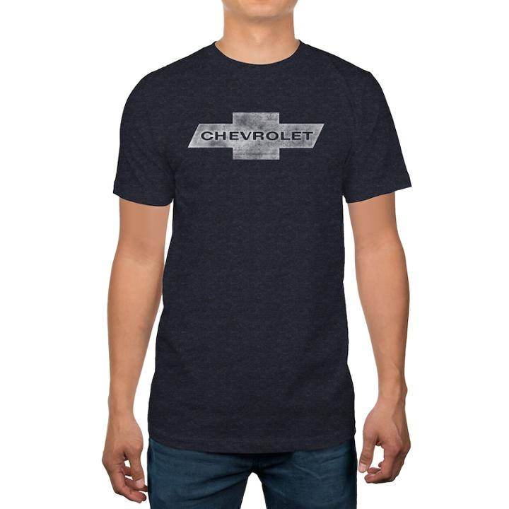Men's Chevrolet Logo Tee, Size: Small, Brt Blue