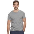 Men's Marc Anthony Core Slim-fit Stretch Crewneck Tee, Size: Small, Med Grey