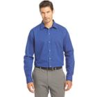 Men's Van Heusen Traveler Slim-fit Stretch No-iron Button-down Shirt, Size: Medium, Blue Other