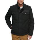 Men's Levi's&reg; Stand-collar Military Jacket, Size: Large, Black