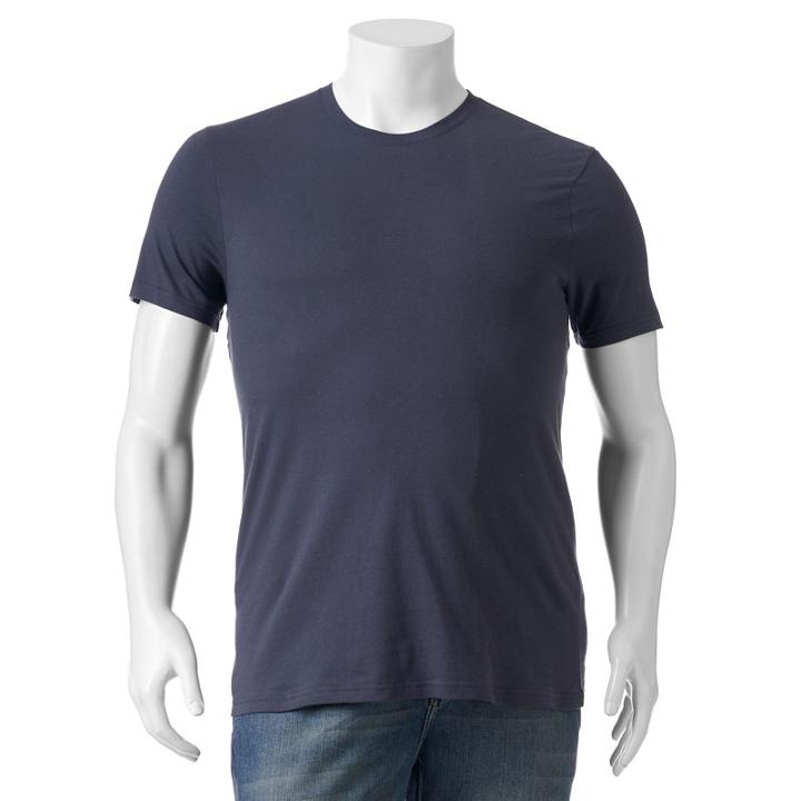 Big & Tall Sonoma Goods For Life&trade; Everyday Modern-fit Tee, Men's, Size: Xxl Tall, Blue (navy)