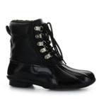 Seven7 J-hawk Women's Waterproof Duck Boots, Girl's, Size: 9, Black