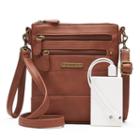 Stone & Co. Plugged In Smartphone Charging Leather Convertible Crossbody Bag, Women's, Brown Oth