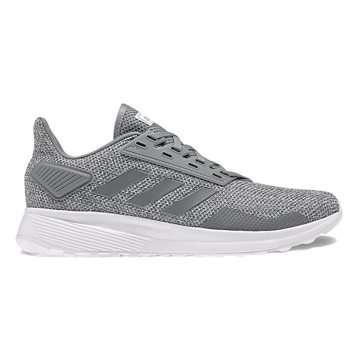 Adidas Cloudfoam Duramo 9 Knit Men's Sneakers, Size: 10, Med Grey