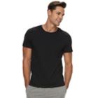 Men's Apt. 9&reg; Premier Flex Slim-fit Crewneck Sleep Shirt, Size: Medium, Black