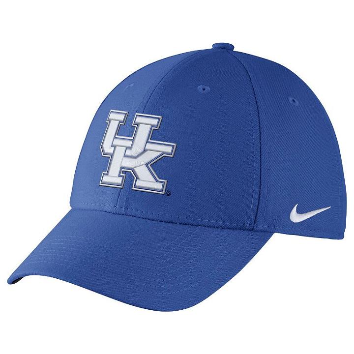 Men's Nike Kentucky Wildcats Dri-fit Flex-fit Cap, Ken Blue