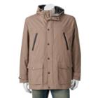 Men's Towne 3-in-1 Hooded Anorak Jacket, Size: Large, Dark Beige