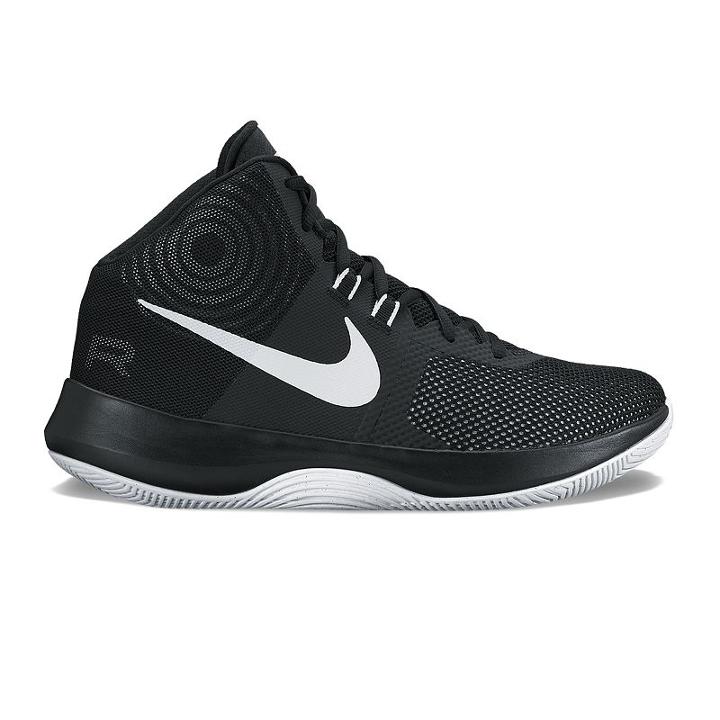 Nike Air Precision Men's Basketball Shoes, Size: 11, Black