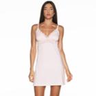 Women's Cosabella Amore Love Lace-trim Babydoll Chemise, Size: Small, Med Pink