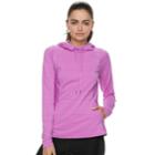 Women's Fila Sport&reg; Raglan Fleece Hoodie, Size: Small, Med Purple