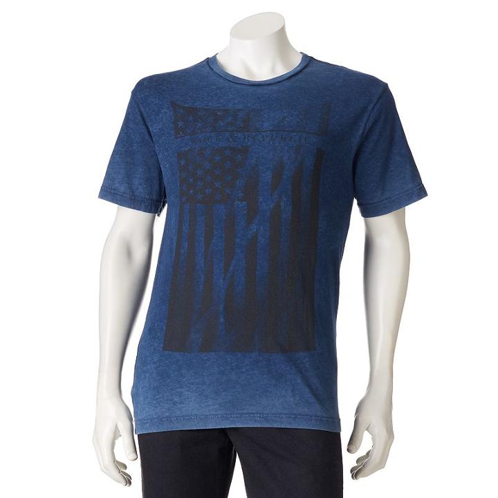 Men's Rock & Republic Liberty & Freedom Tee, Size: Xl, Dark Blue