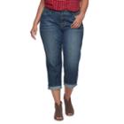 Plus Size Sonoma Goods For Life&trade; Boyfriend Jeans, Women's, Size: 18 W, Med Blue