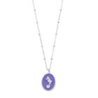 Lc Lauren Conrad Purple Seahorse Pendant Necklace, Women's