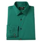 Men's Apt. 9&reg; Slim-fit Stretch Spread-collar Dress Shirt, Size: 15.5-34/35, Turquoise/blue (turq/aqua)