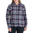 Plus Size Dickies Americana Flannel Shirt, Women's, Size: 1xl, Blue Other