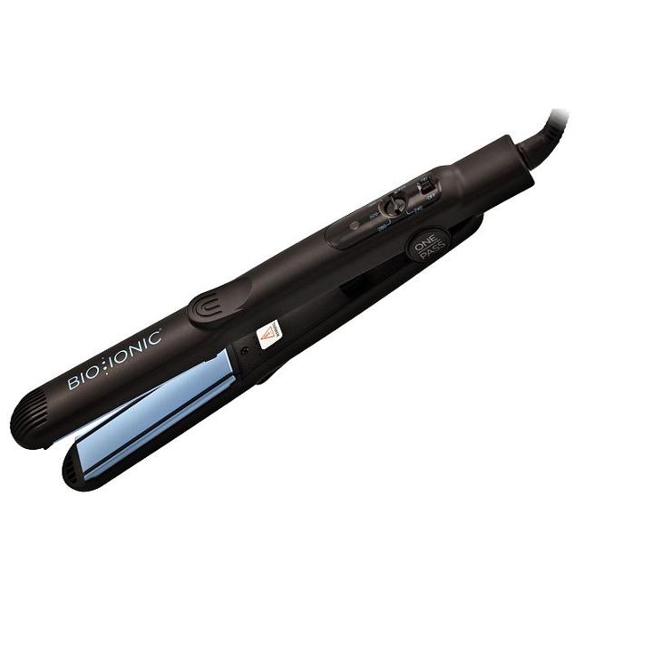 Bio Ionic One Pass 1-in. Straightening Iron, Black