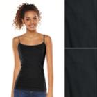 Juniors' So&reg; 2-pack Perfect Cami, Teens, Size: Large, Black
