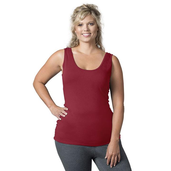 Plus Size Soybu Lola Scoopneck Yoga Tank, Women's, Size: 2xl, Med Red