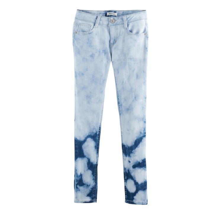 Girls Plus Size Mudd&reg; Extreme Wash Skinny Jeans, Size: 20 1/2, Light Blue