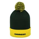 Adult Top Of The World Oregon Ducks Pom Knit Hat, Men's, Dark Green