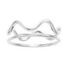 Love This Life Sterling Silver Wavy Ring Set, Women's, Size: 7