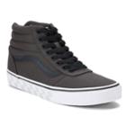 Vans Ward Hi Check Foxing Men's Skate Shoes, Size: Medium (13), Black